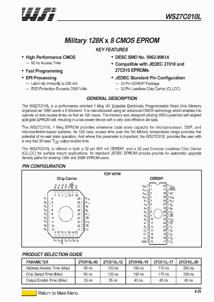 WS27C010L_2238535.PDF Datasheet