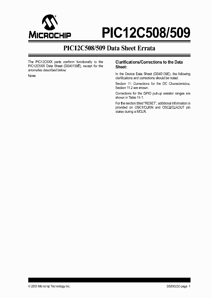 PIC12C508PIC12C508A_2238289.PDF Datasheet