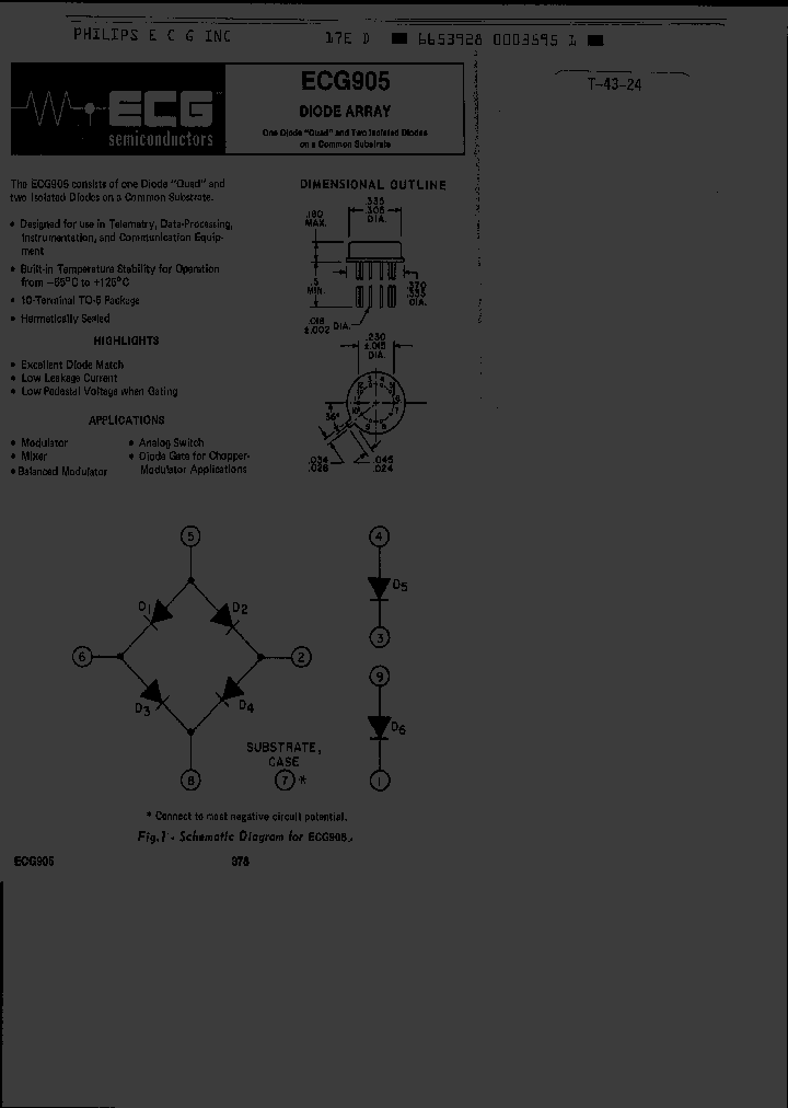 ECG905_2239569.PDF Datasheet