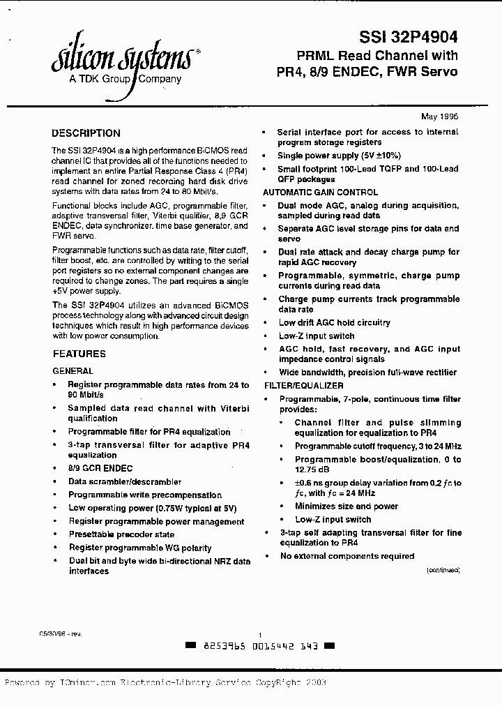 SSI32P4904-CGT_2240247.PDF Datasheet