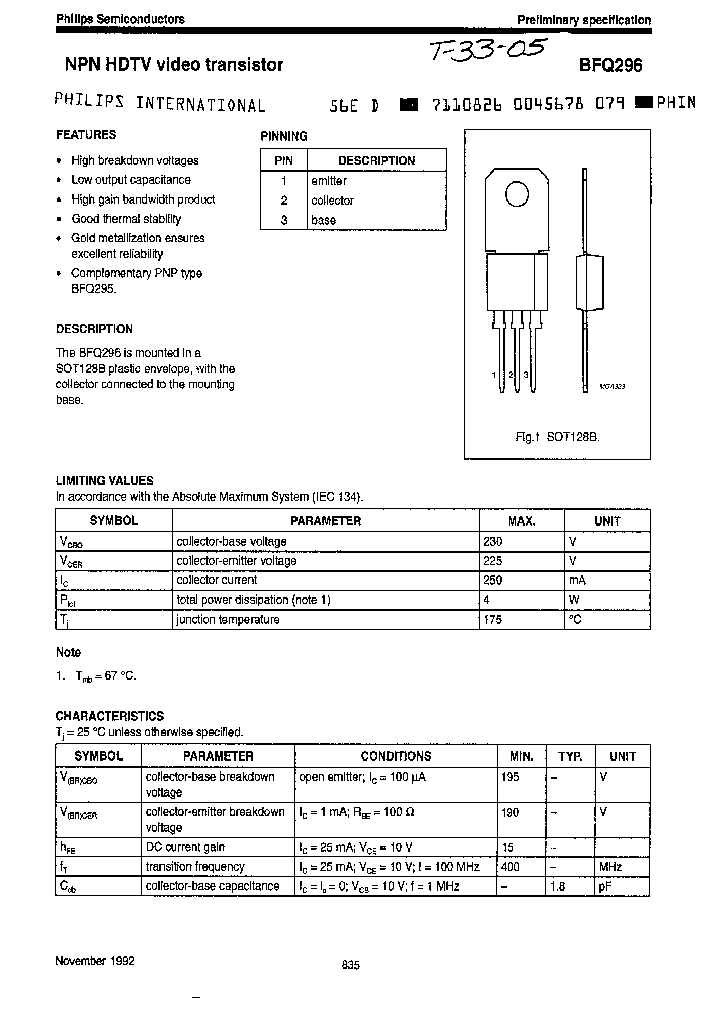 BFQ296_2240047.PDF Datasheet