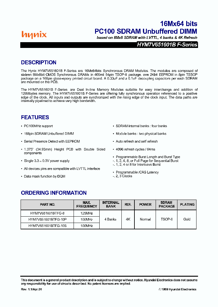 HYM7V651601BTFG-8_2242081.PDF Datasheet