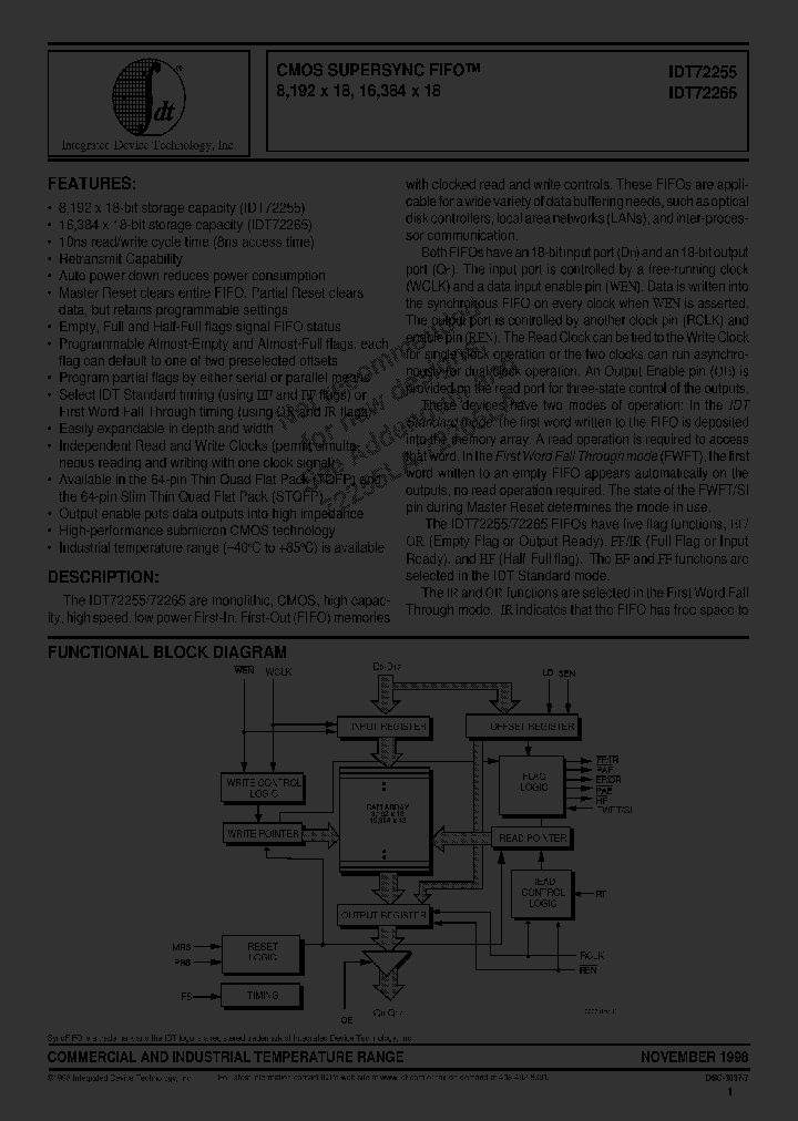 IDT72265L20TFI_2242086.PDF Datasheet