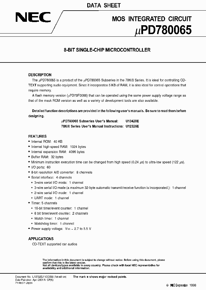 UPD780065GC-XXX-8BT_2242191.PDF Datasheet