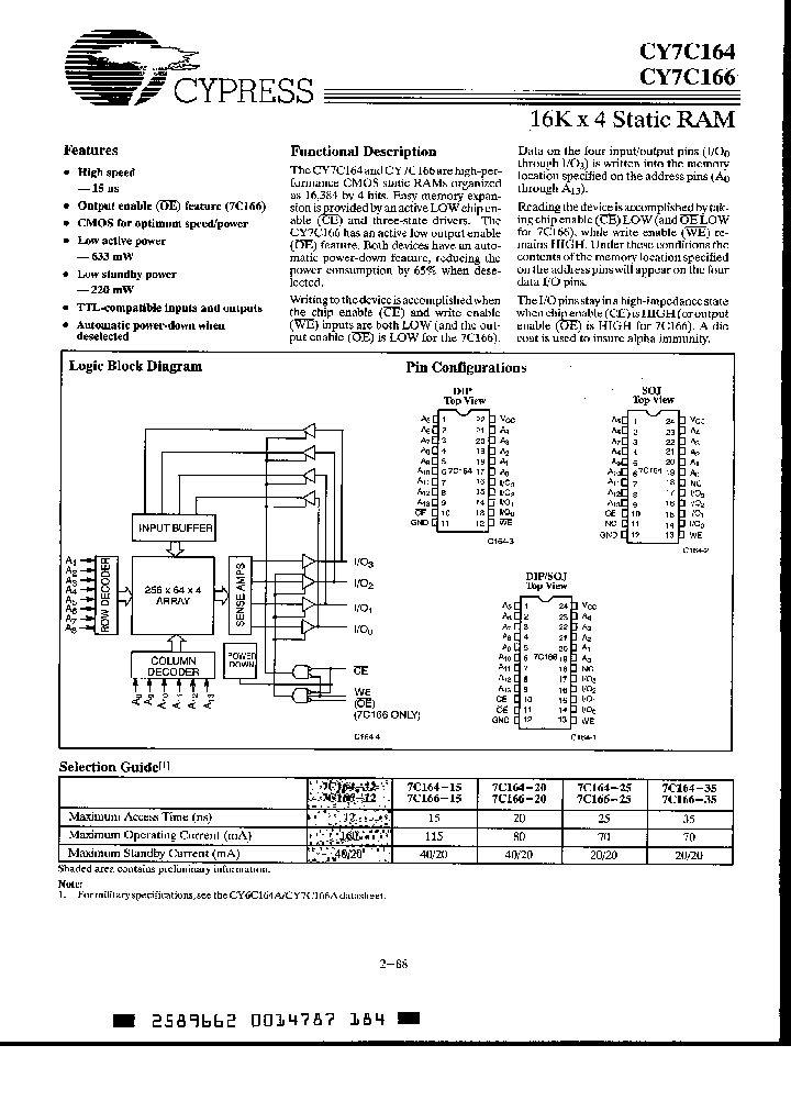CY7C166-12VC_2243900.PDF Datasheet