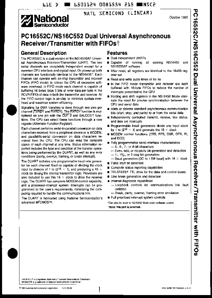 PC16552CNS16C552_2241711.PDF Datasheet