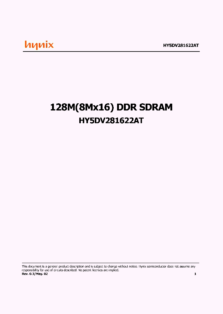 HY5DV281622AT_2239608.PDF Datasheet