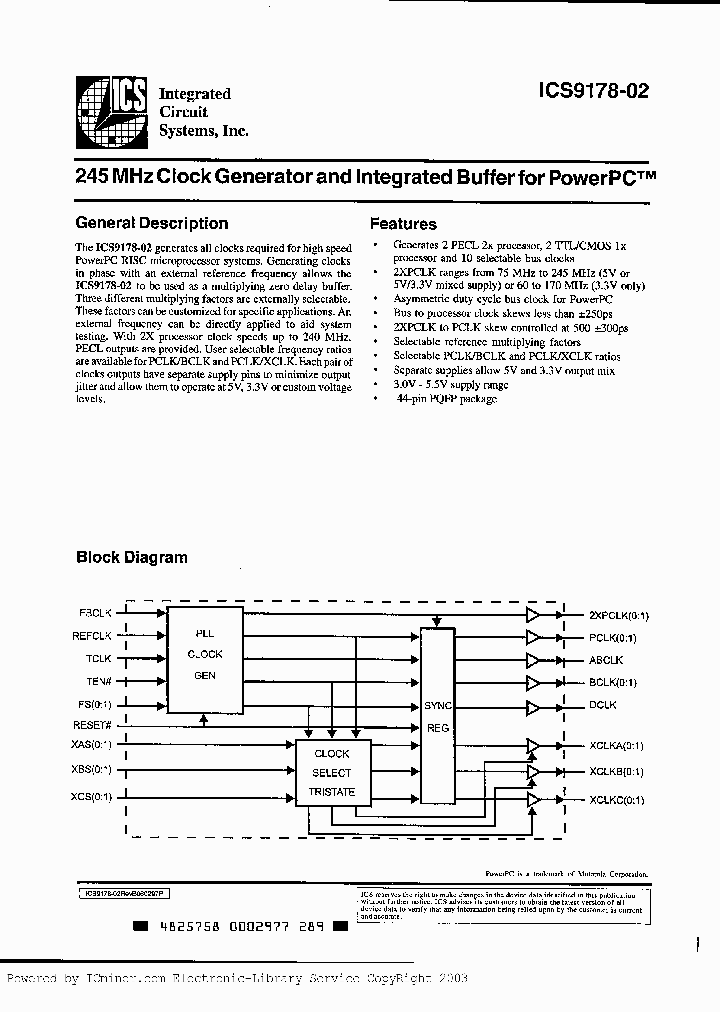 ICS9178-02CY44_2240671.PDF Datasheet
