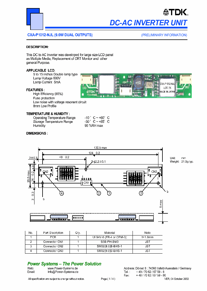CXA-P1012-NJL_2246026.PDF Datasheet