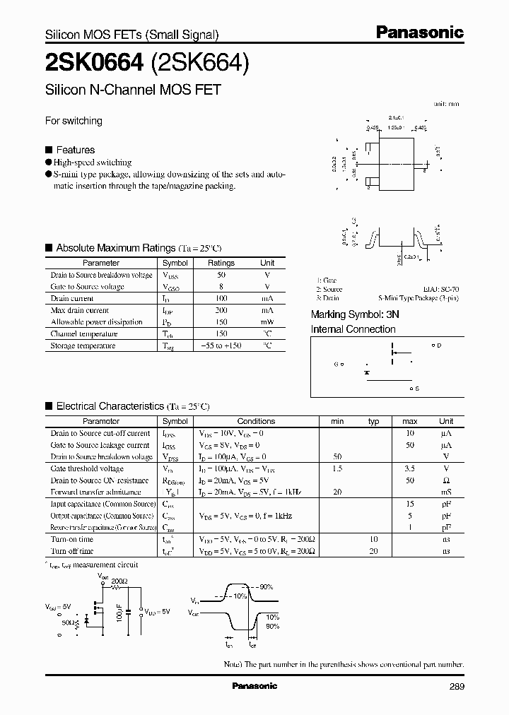 2SK06642SK664_2243286.PDF Datasheet