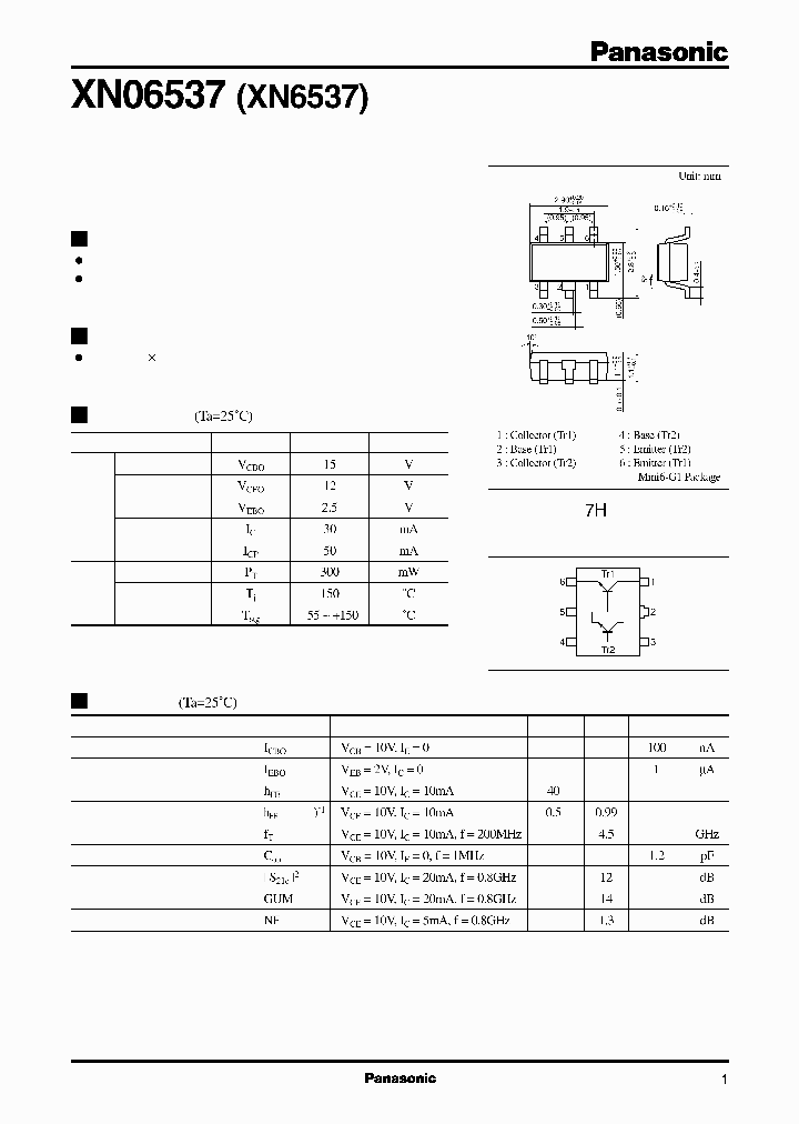 XN06537XN6537_2241851.PDF Datasheet