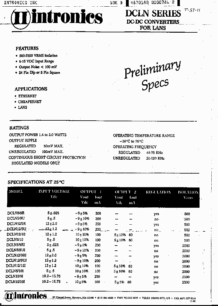 DCLN129R_2245475.PDF Datasheet