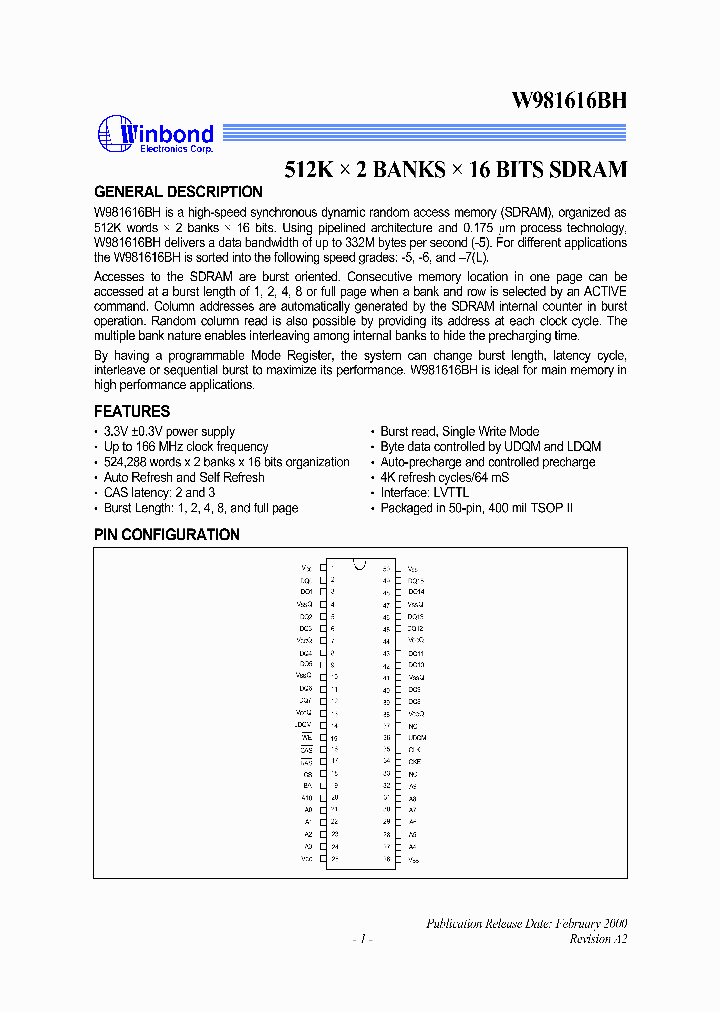 W981616BH_2246897.PDF Datasheet