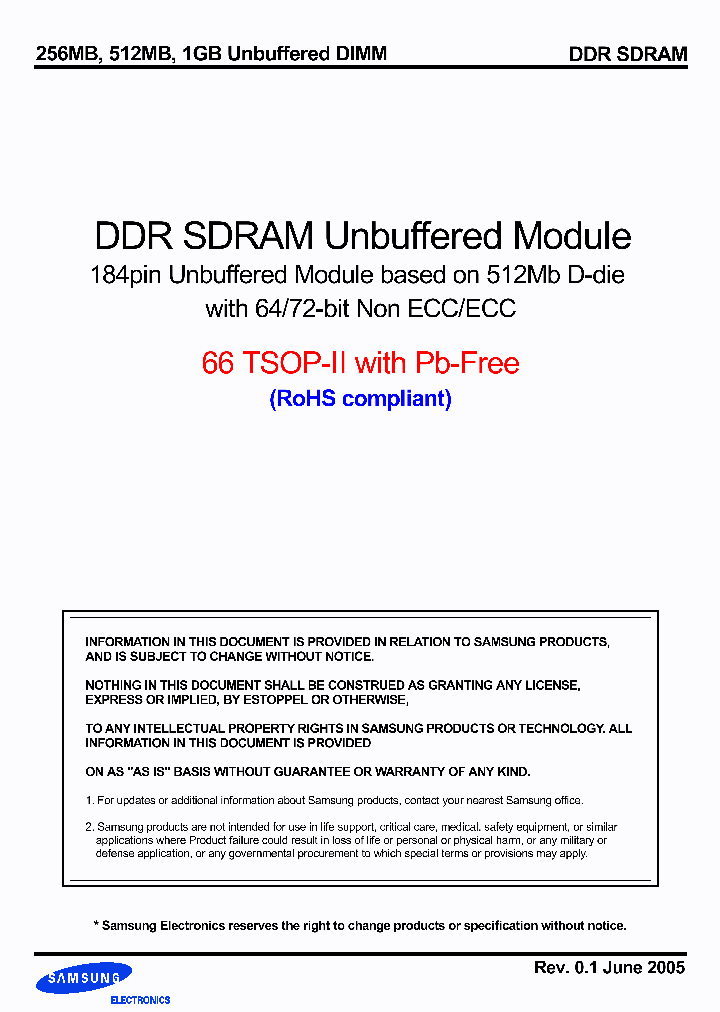 M368L6523DUS-LB3_2246327.PDF Datasheet