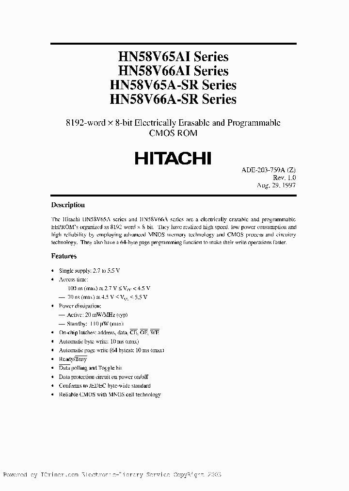 HN58V65AISERIES_2246407.PDF Datasheet