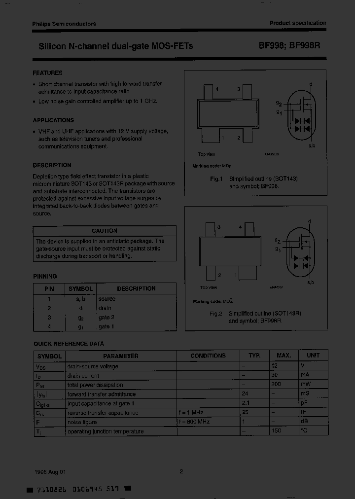 BF998RTR_2246027.PDF Datasheet