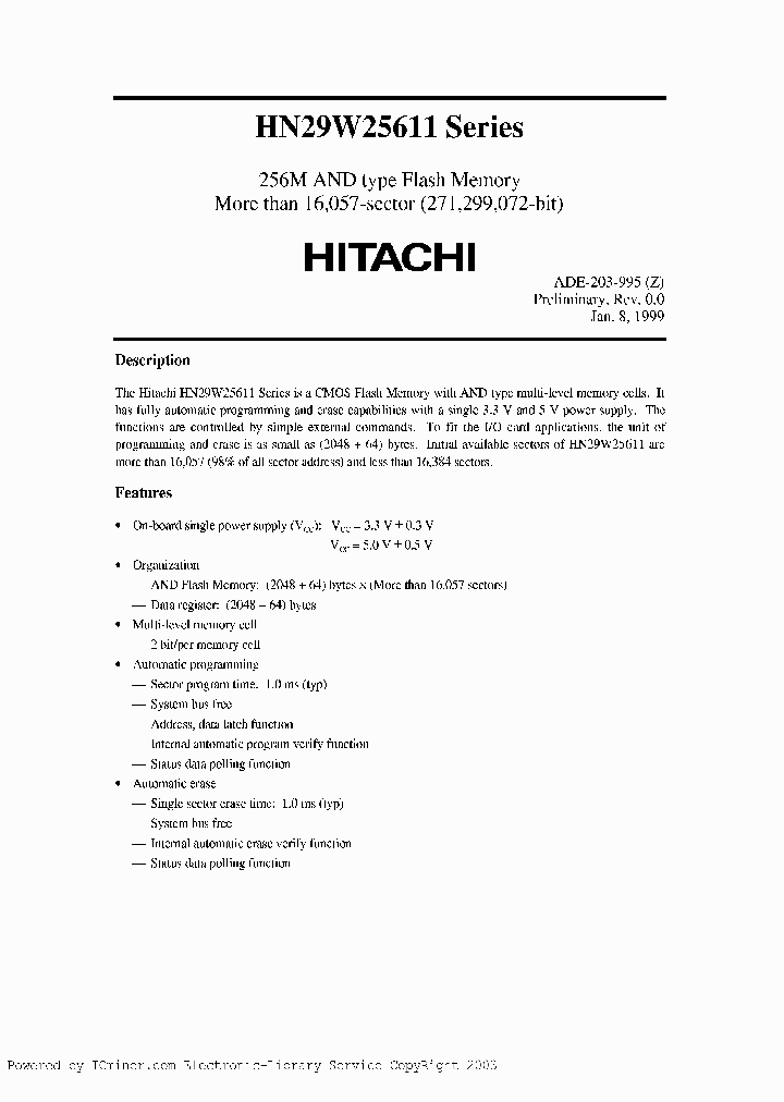 HN29W25611SERIES_2246932.PDF Datasheet