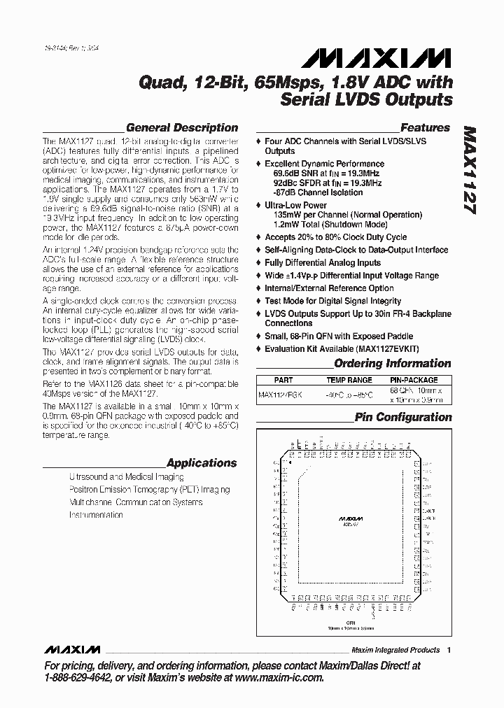 MAX1127EGK_2246900.PDF Datasheet