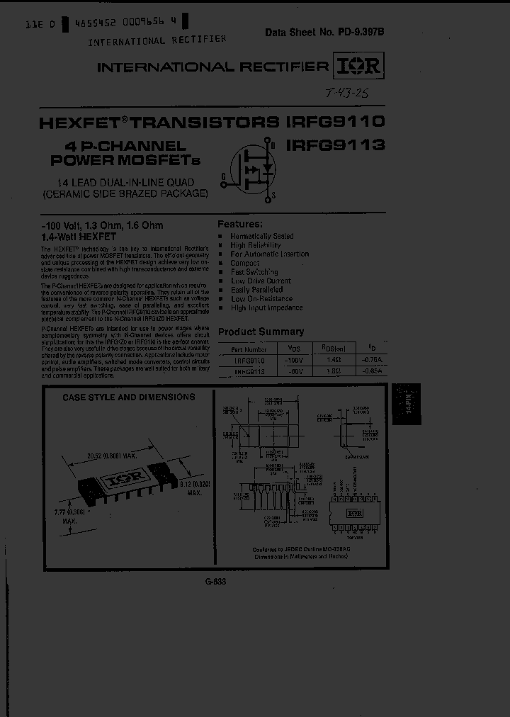 IRFG9113_2242637.PDF Datasheet