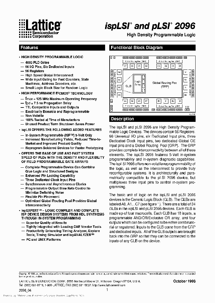PLSI2096-125LQ_2244973.PDF Datasheet