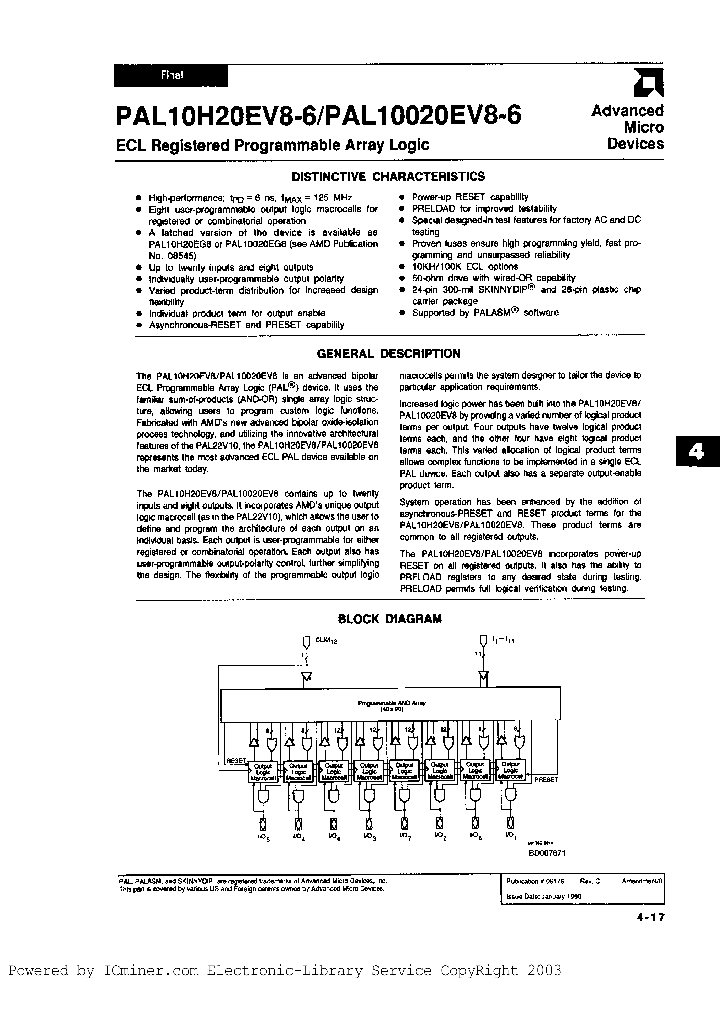 PAL10H20EV8-6DC_2249747.PDF Datasheet