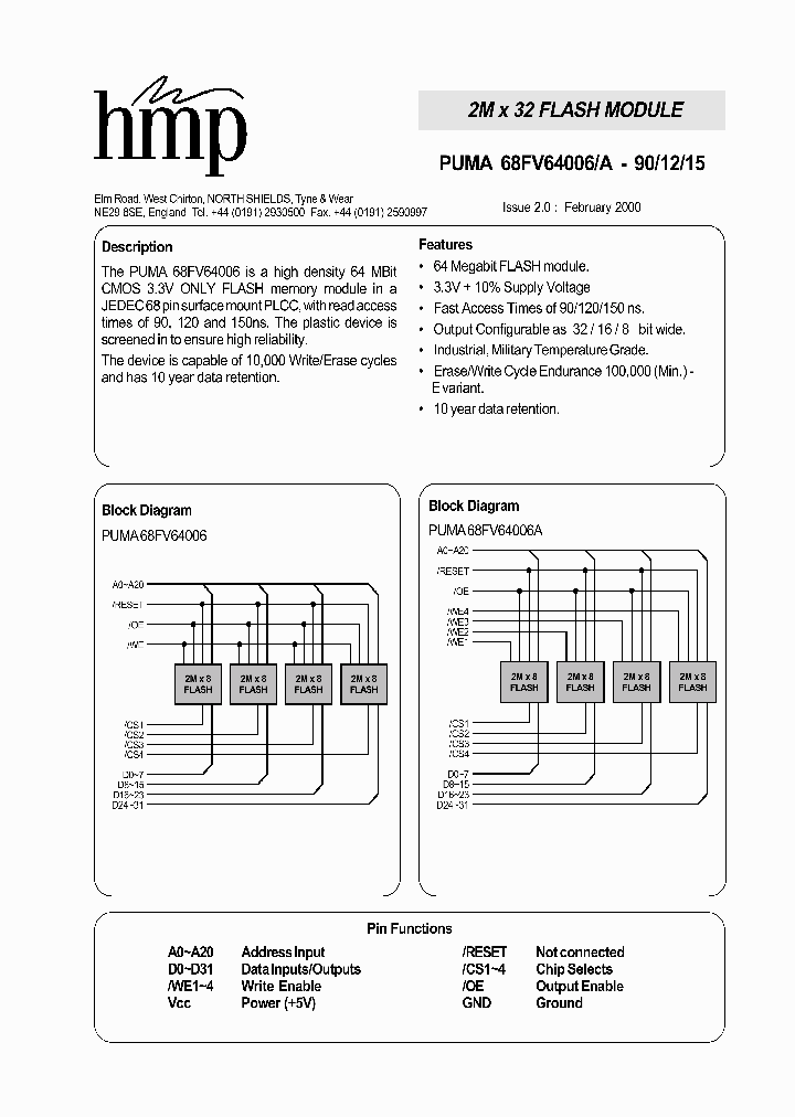 PUMA68FV64006A-15E_2250186.PDF Datasheet