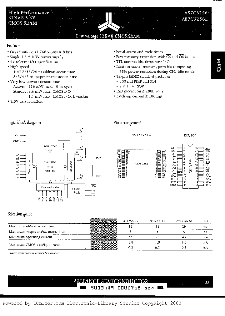 AS7C3256L-12JC_2254277.PDF Datasheet