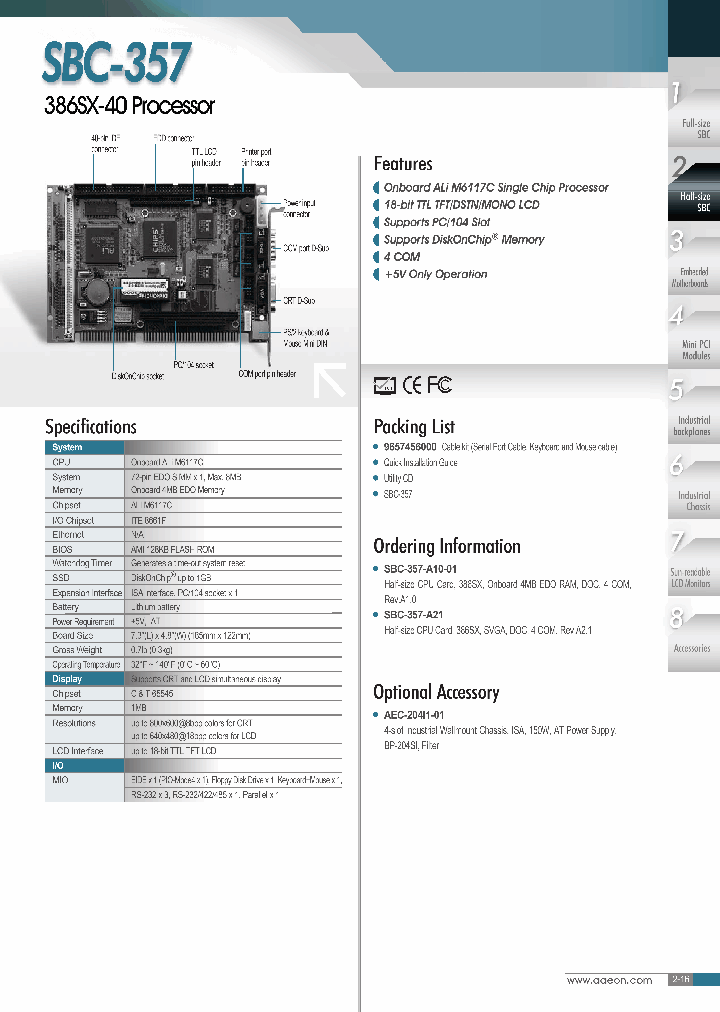 SBC-357-A10-01_2251679.PDF Datasheet