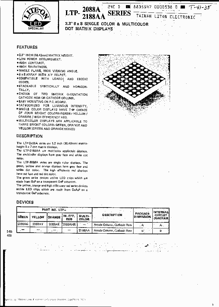 LTP2088AHR_2254769.PDF Datasheet