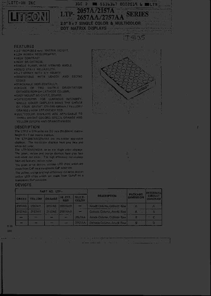 LTP2057AHR_2254775.PDF Datasheet
