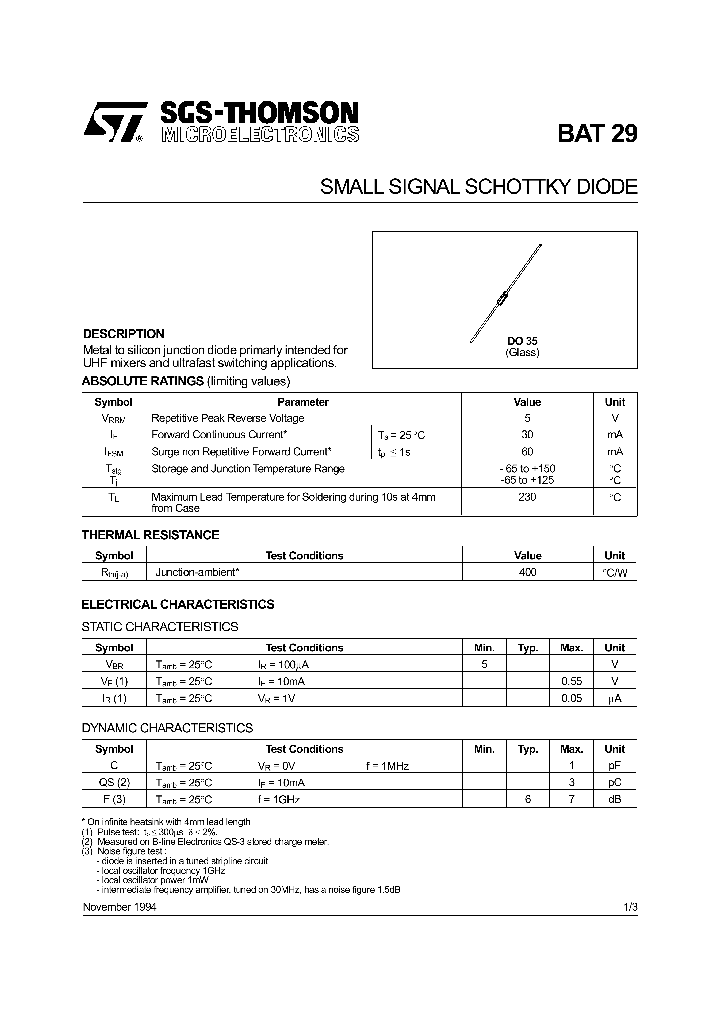 BAT29_2257457.PDF Datasheet