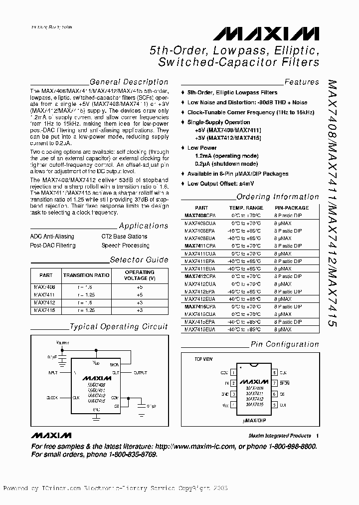 MAX7408MAX7411MAX7412MAX7415_2256193.PDF Datasheet
