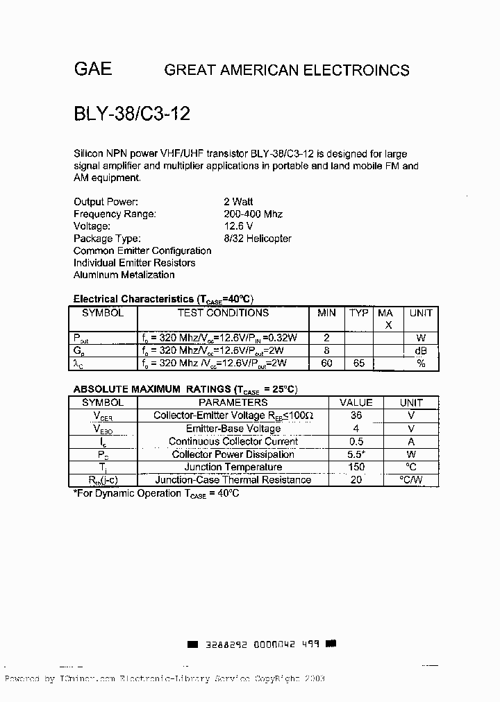 BLY38C3-12_2257956.PDF Datasheet