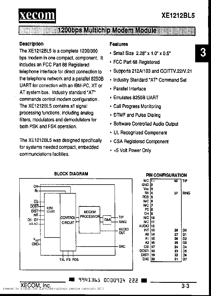 XE1212BL5_2258197.PDF Datasheet