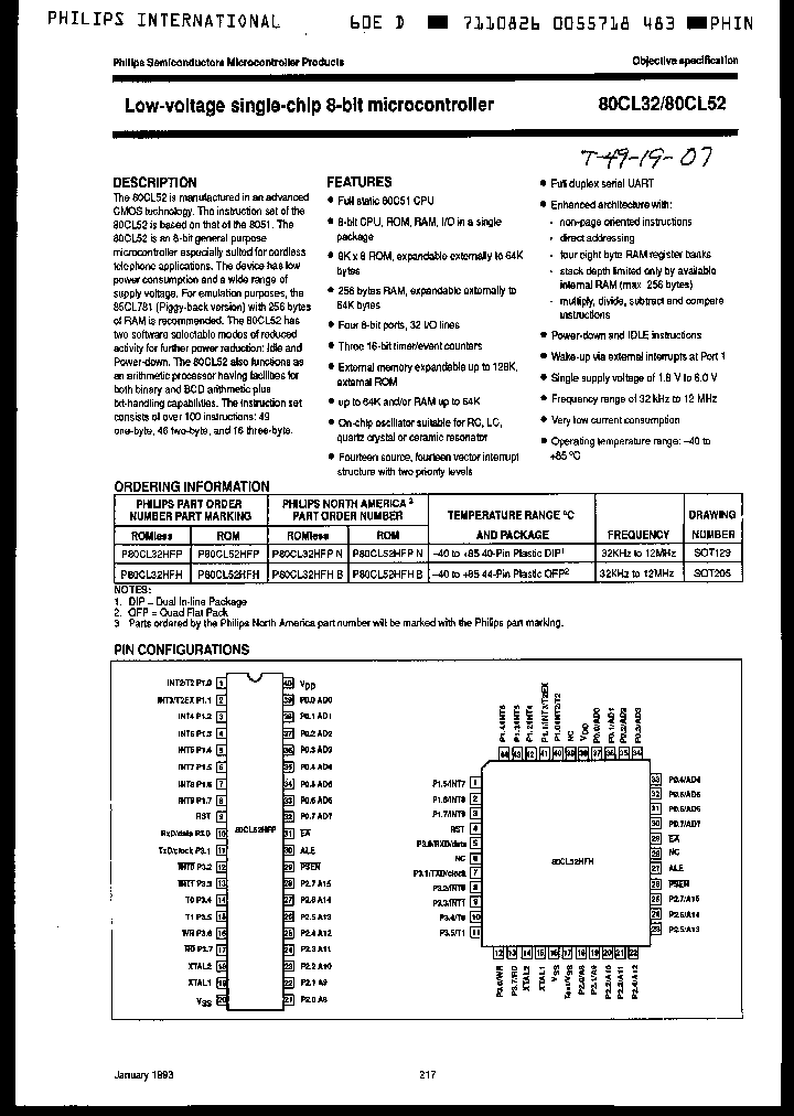 P80CL32HFH_2259403.PDF Datasheet