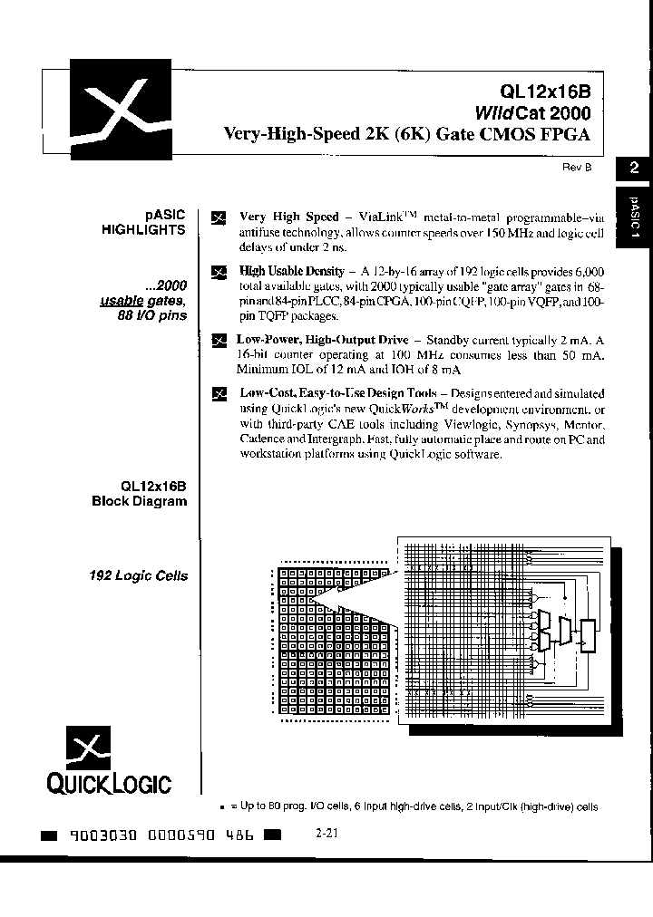 QL12X16B-XCF100M883C_2259177.PDF Datasheet