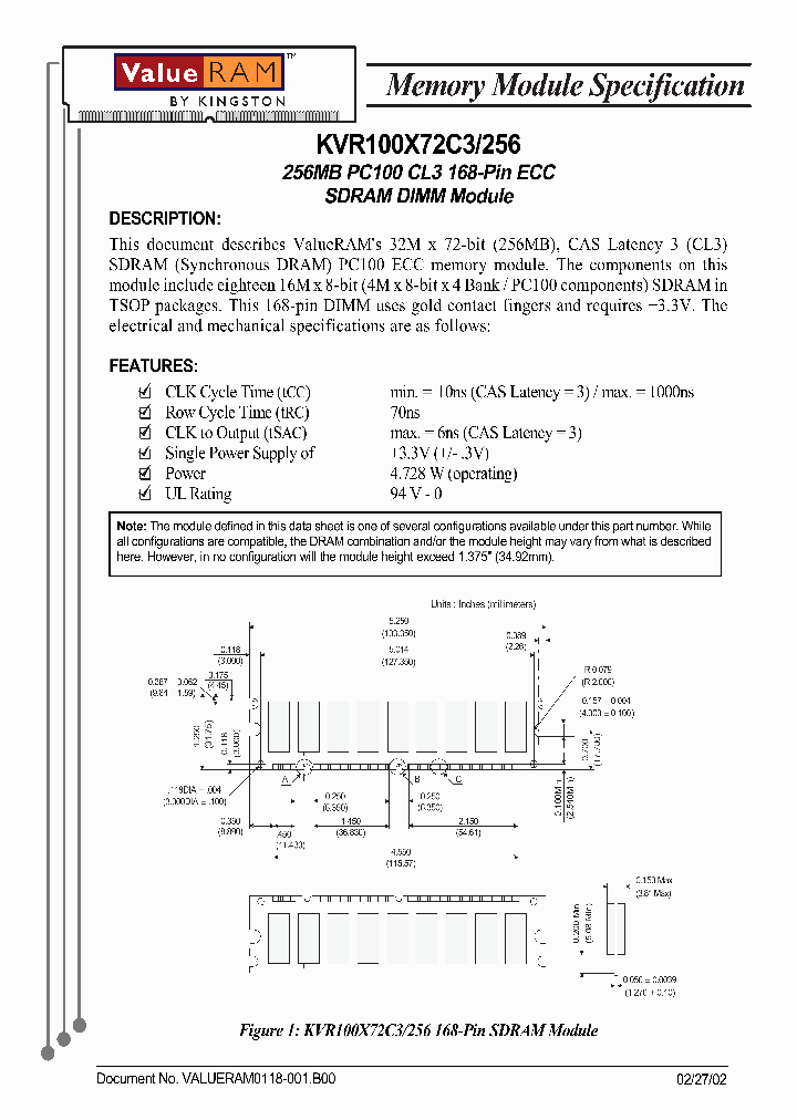 KVR100X72C3256_2259666.PDF Datasheet