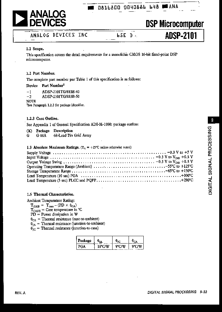 ADSP-2101TG883B-40_2260693.PDF Datasheet
