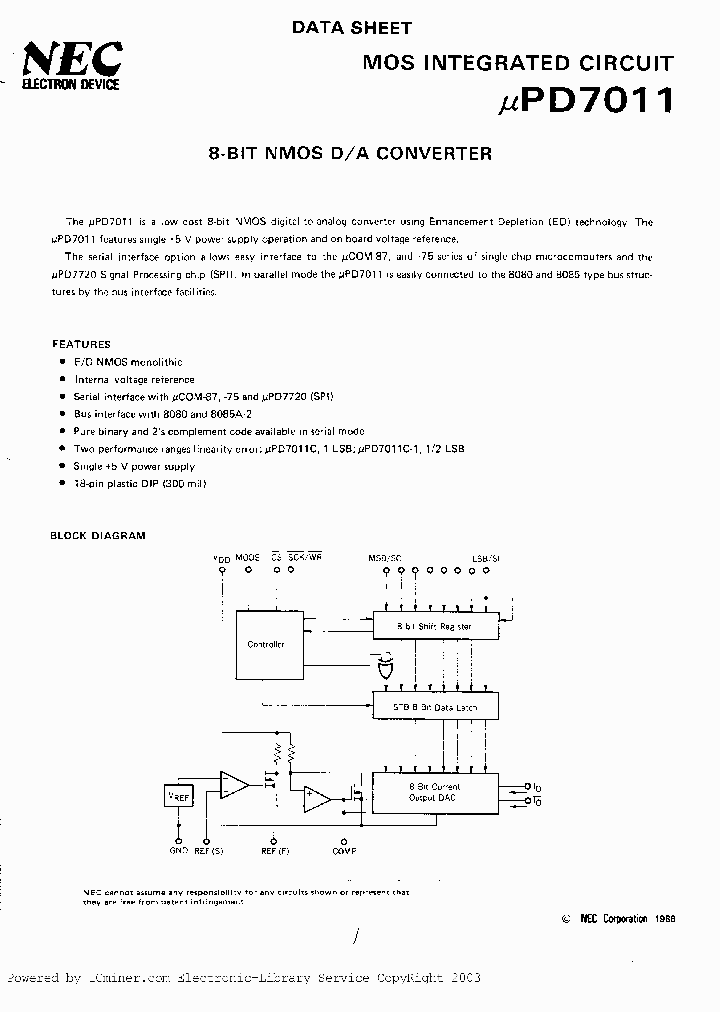 UPD7011C_2263215.PDF Datasheet