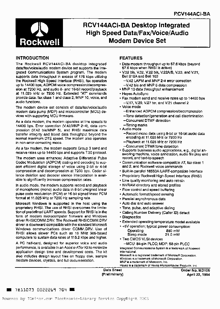 RCV144ACI-BA_2260675.PDF Datasheet