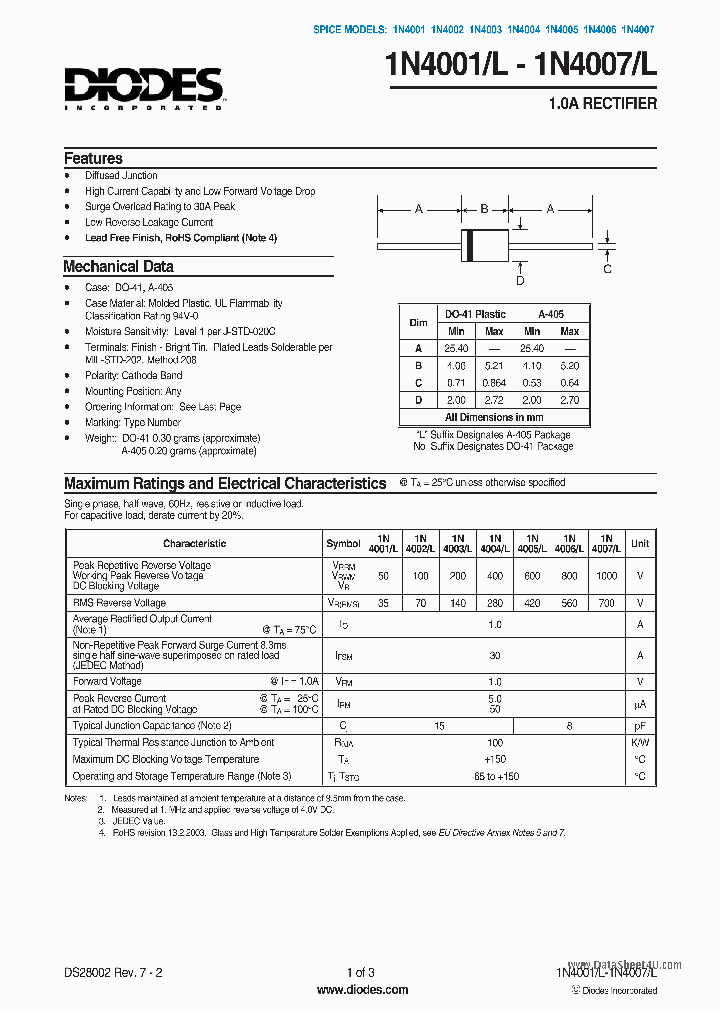 1N4003_2261518.PDF Datasheet