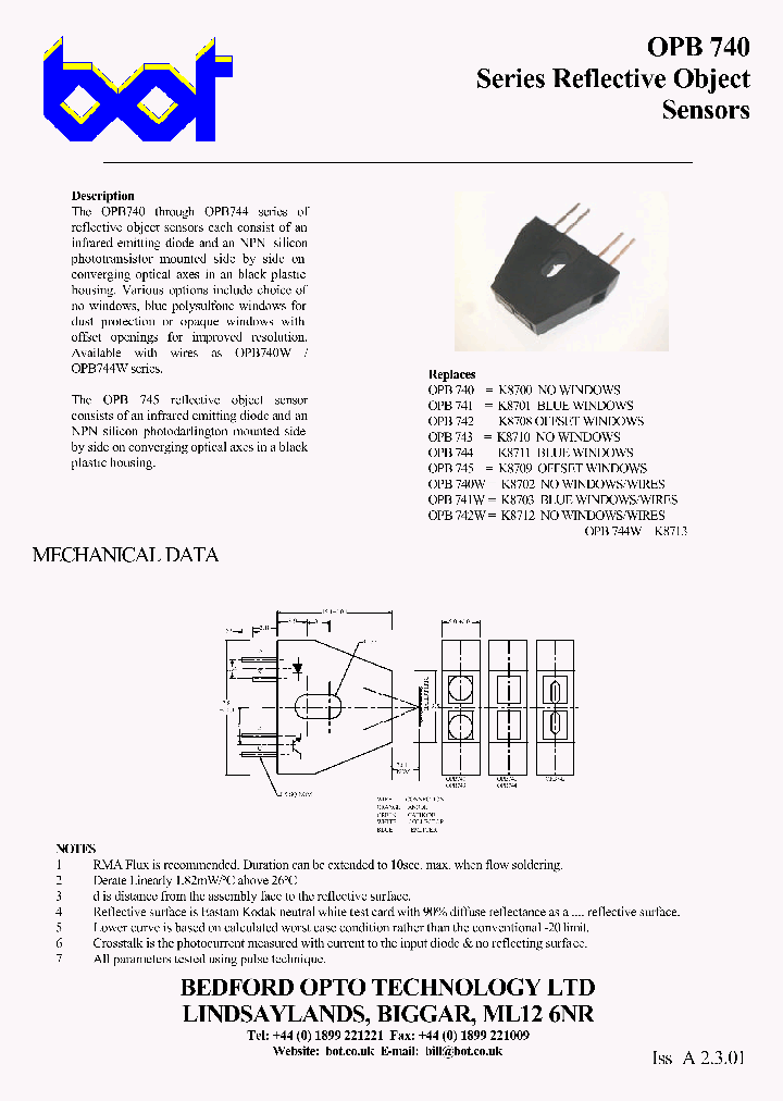 OPB741W_2264277.PDF Datasheet