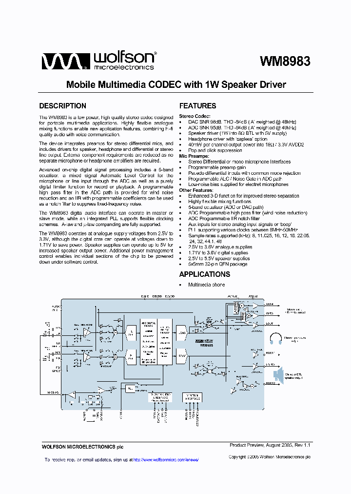 WM8983GEFLR_2264531.PDF Datasheet
