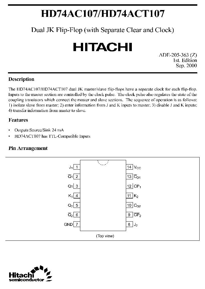 HD74AC107HD74ACT107_2261705.PDF Datasheet