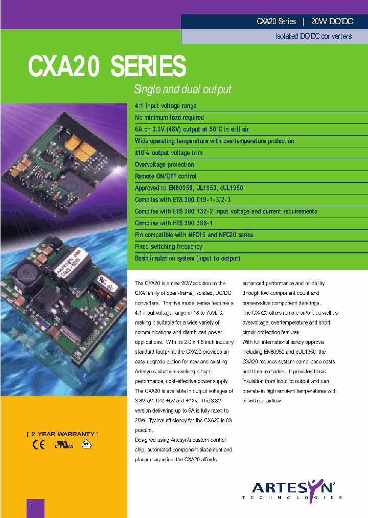 CXA20-48S3V3_2261986.PDF Datasheet