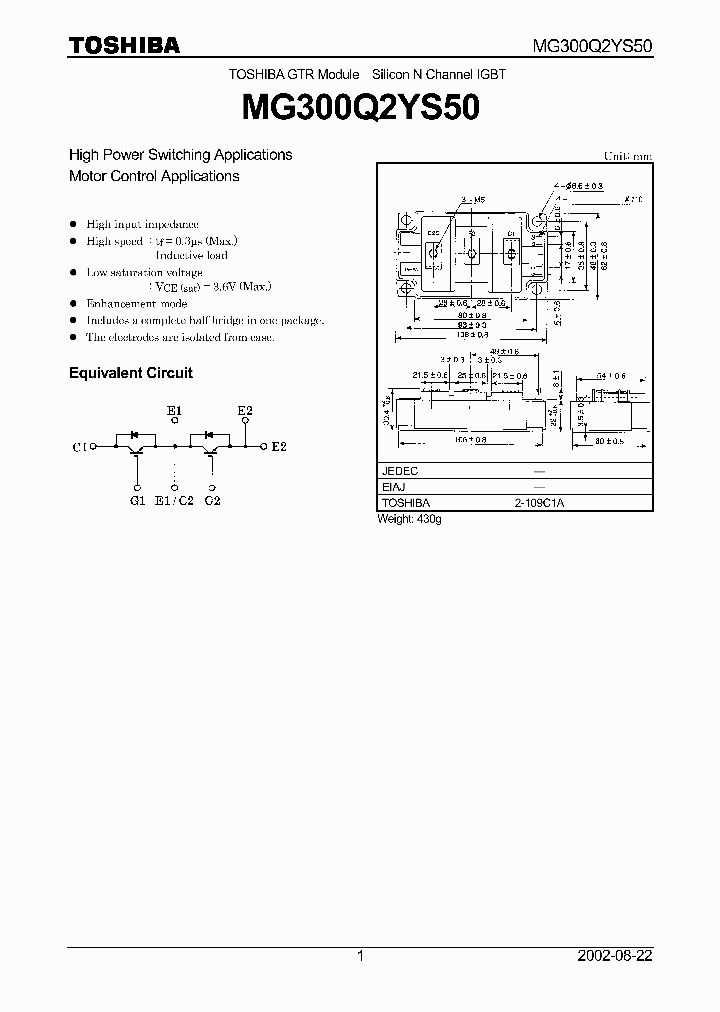MG300Q2YS50_2265503.PDF Datasheet