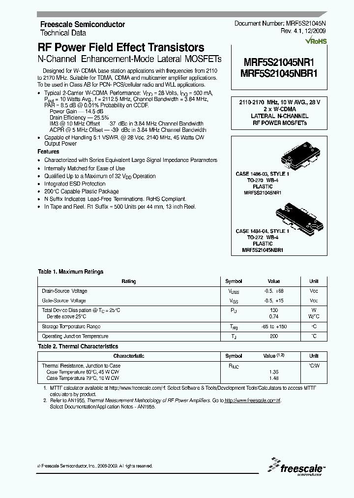 MRF5S21045NBR1_2265906.PDF Datasheet