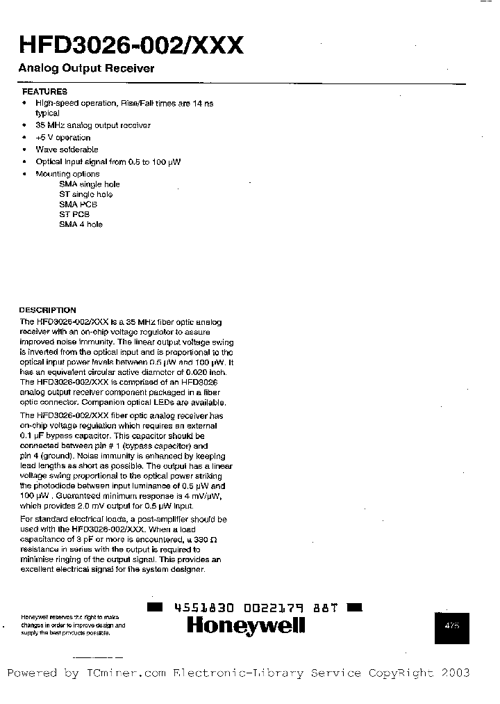 HFD3026-002AAA_2266488.PDF Datasheet