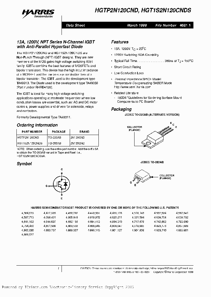 HGT1S2N120CNDS9A_2267877.PDF Datasheet