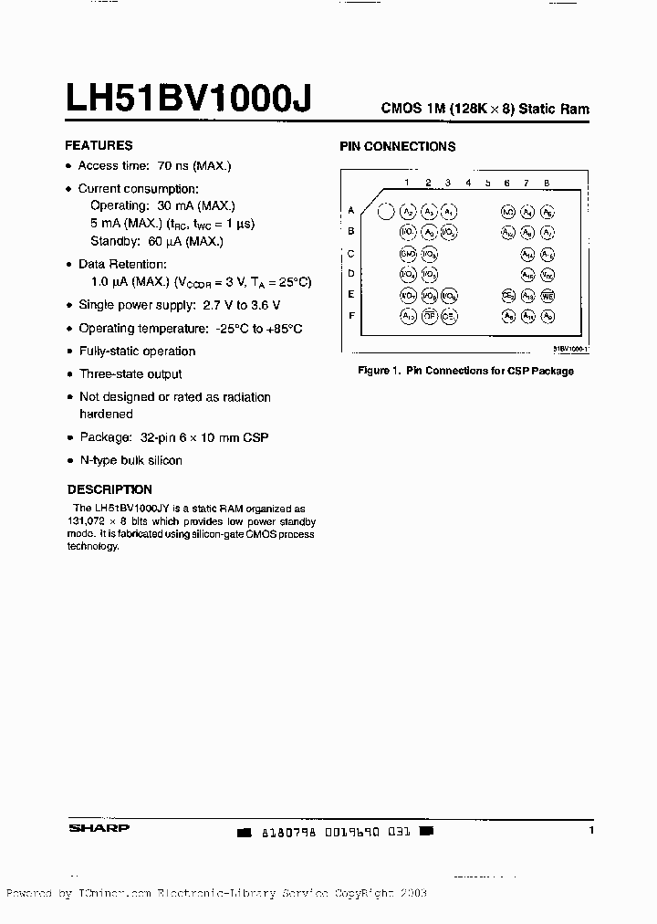 LH51BV1000JY-70LL_2267393.PDF Datasheet
